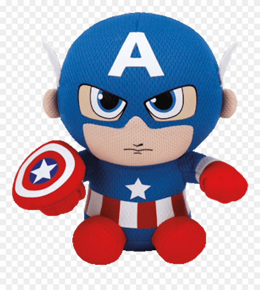 Shop Categories - Captain America Beanie Baby Clipart
