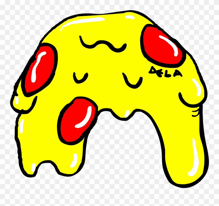 Pizza Hat Sticker By Deladeso Clipart