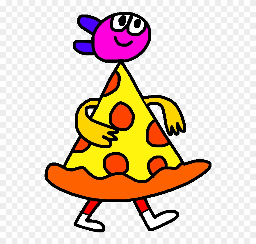 Hungry Pizza Sticker By Jon Burgerman Clipart