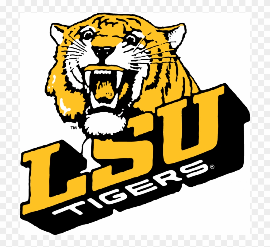 Lsu Tigers Iron Ons - Vintage Lsu Logo Clipart