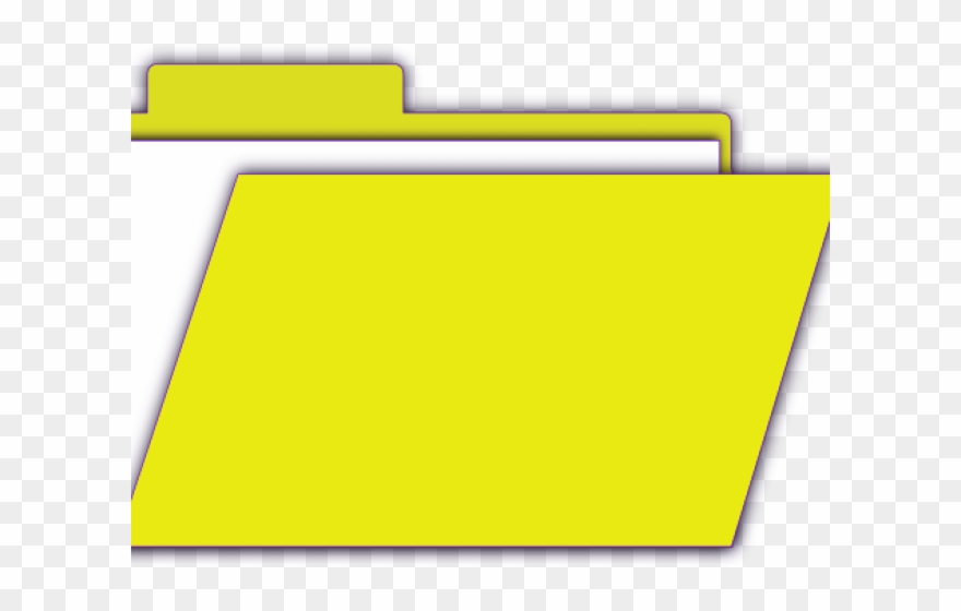 Folder Clipart Rectangle Thing - Computer File - Png Download