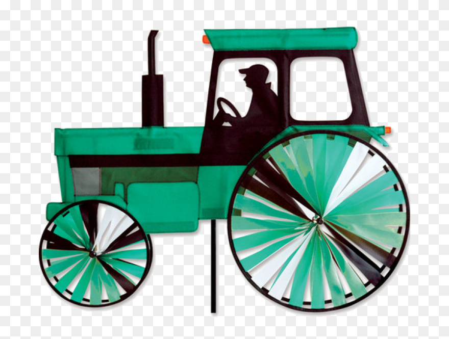 Green Tractor Spinner - Premier Designs Modern Tractor Green Clipart