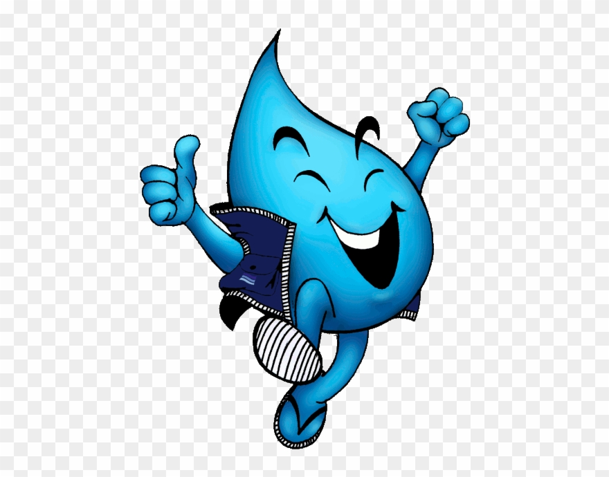 Red Ambiental De Jovenes Universitarios - Gotita De Agua Gif Clipart