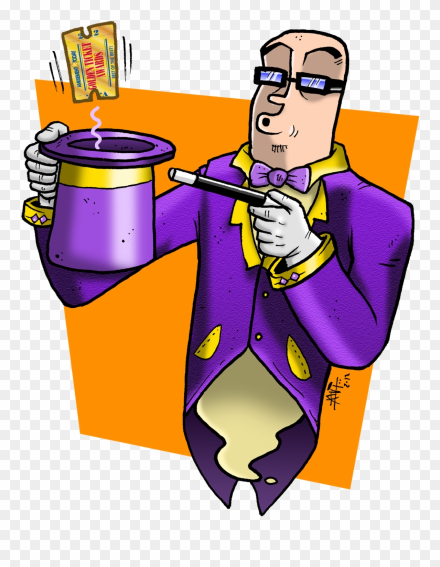 Golden Ticket Awards - Cartoon Clipart
