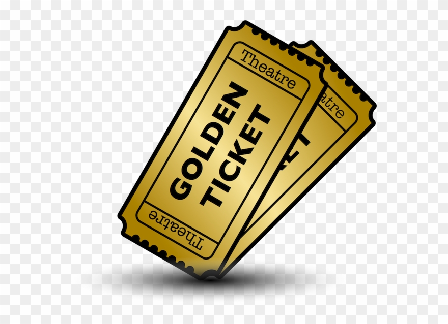 Golden Ticket System - Logo Clipart