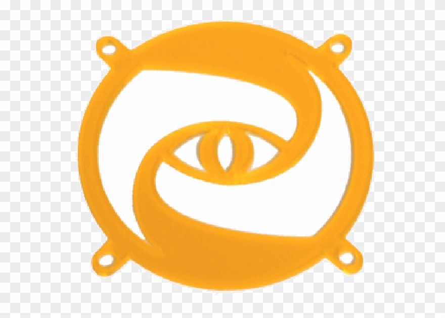 Acrylic 80mm Creepy Eye Laser Cut Case Fan Grill - Coxim Clipart