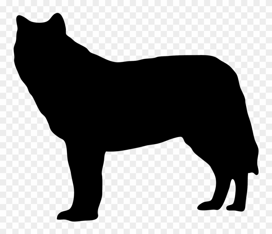 Publicat De Eu Ciresica La - Shape Of A Wolf Clipart