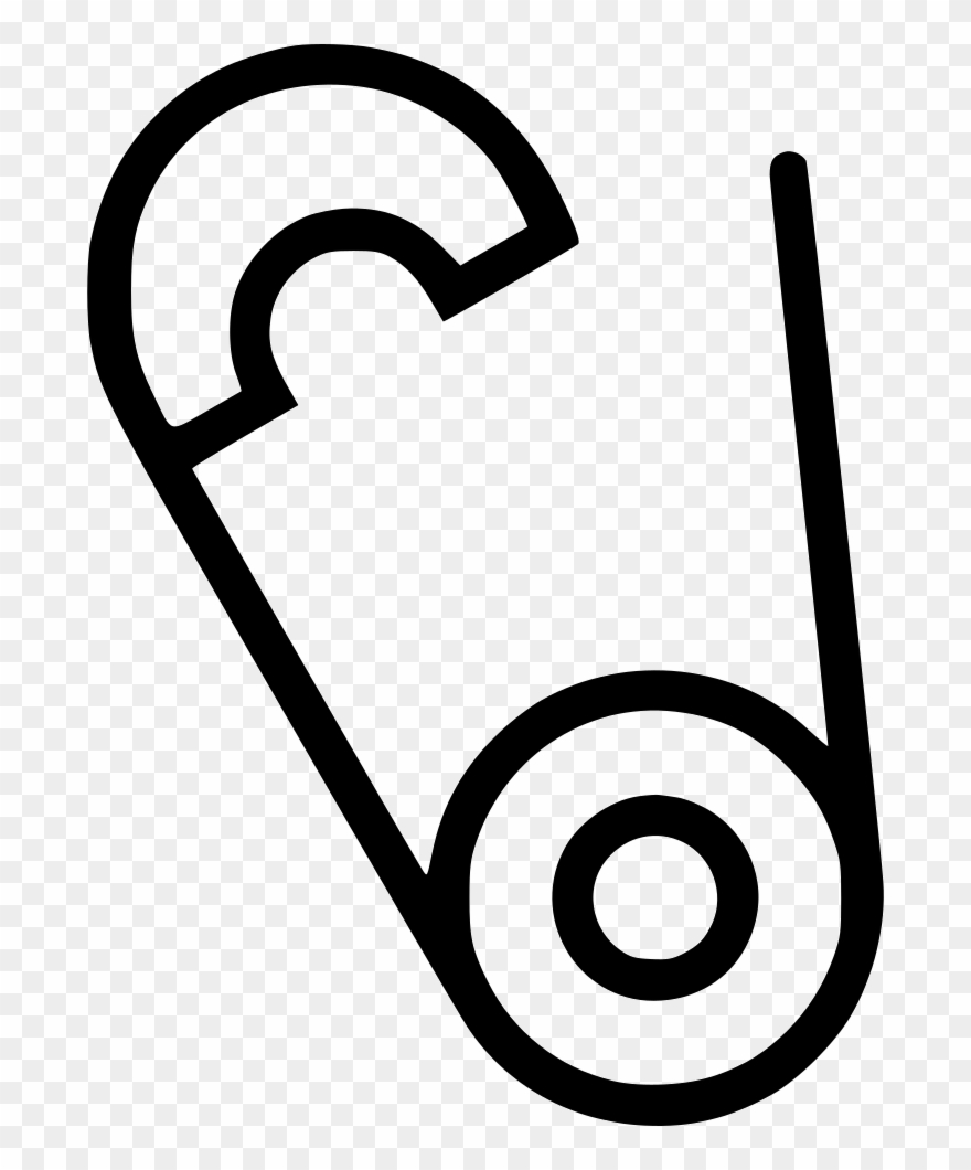 Safety Needle Pin Diaper Cloths Fabric Closed Comments Clipart