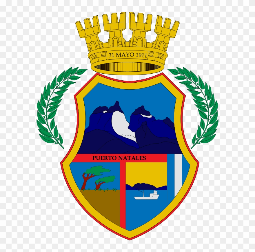 Escudo De La Comuna De Puerto Natales City Logo, Coat Clipart