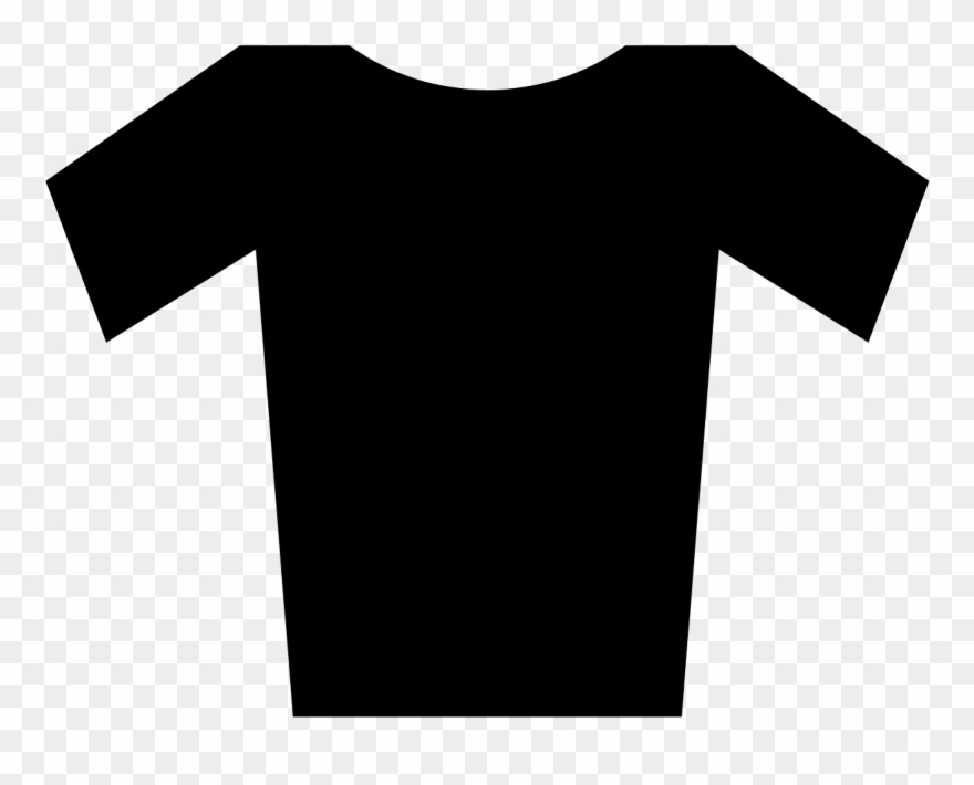 Tshirt Svg Full Black Clip Art Freeuse Stock - Plane T Shirt Black - Png Download