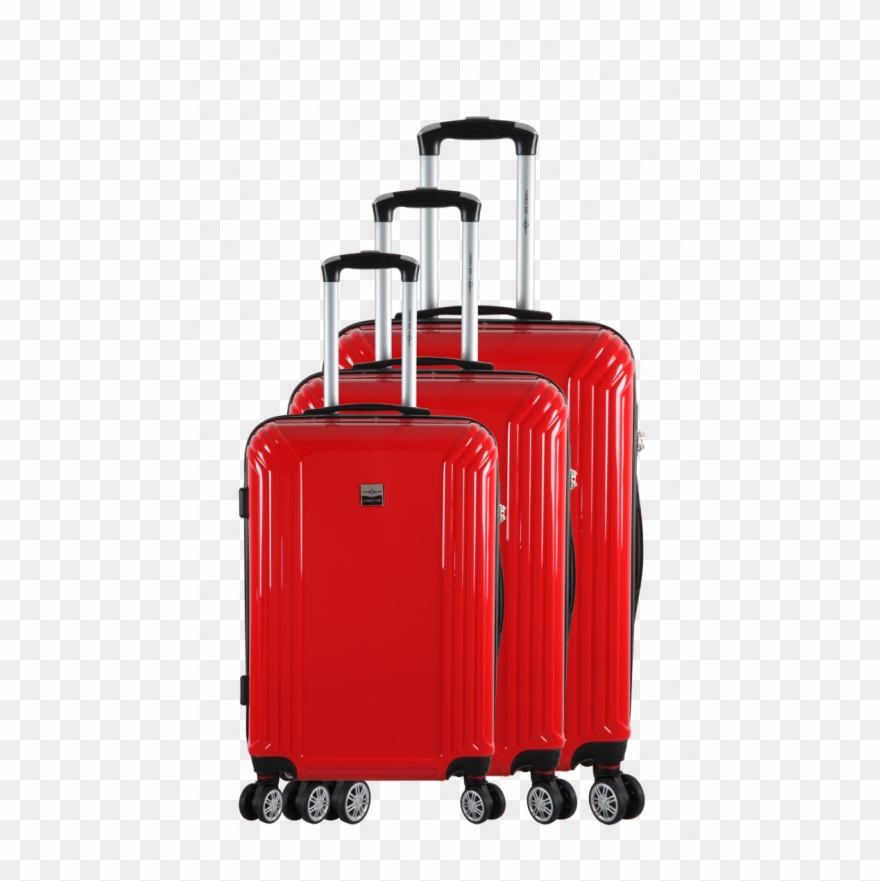 3 Hard Suitcase Set - Maleta At Leon American Tourister Clipart