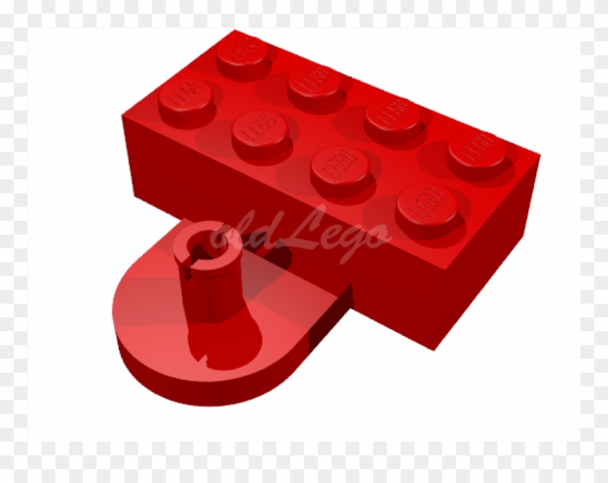 Brick Special 2 X 4 With Coupling, Male - Toy Block Clipart