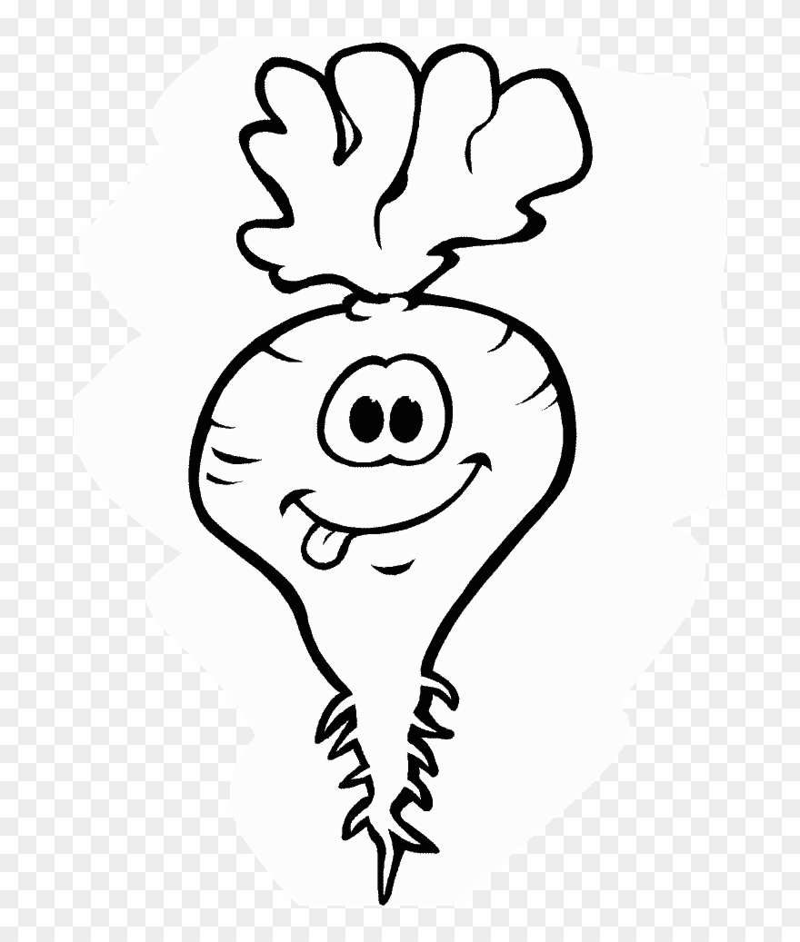 Beet Fruit Coloring Pages - Groenten En Fruit Tekening Clipart