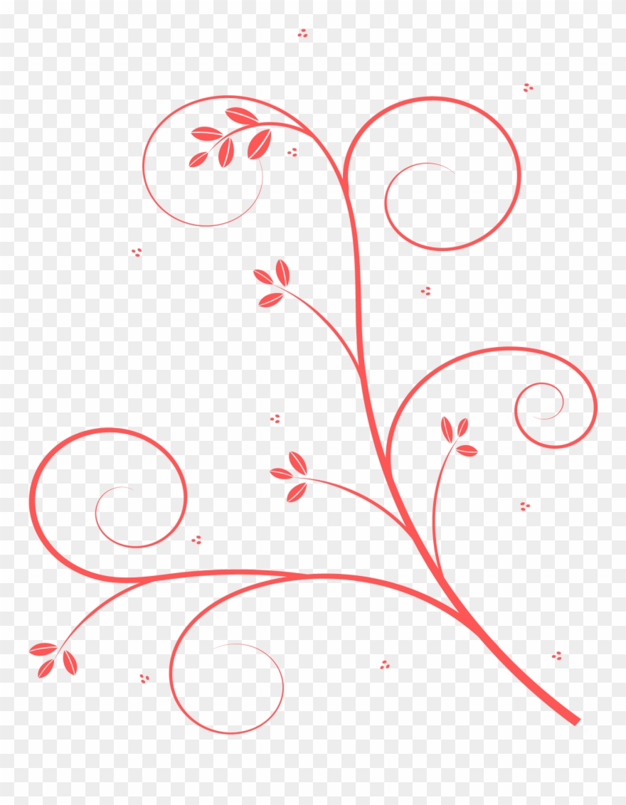 Pink Swirls Png Www Imgkid Com The Image Kid Has It - Red Vines Clipart