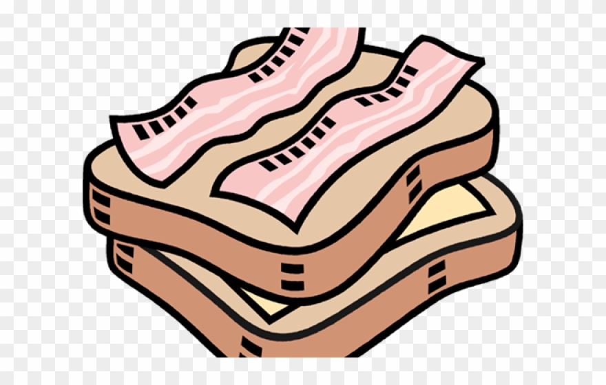 Bacon Sandwich Clipart - Png Download