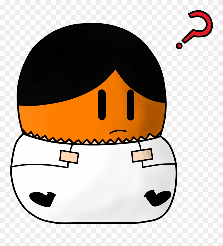 Orange Ball Inflated Diaper - Orange Ball Pink Ball Clipart