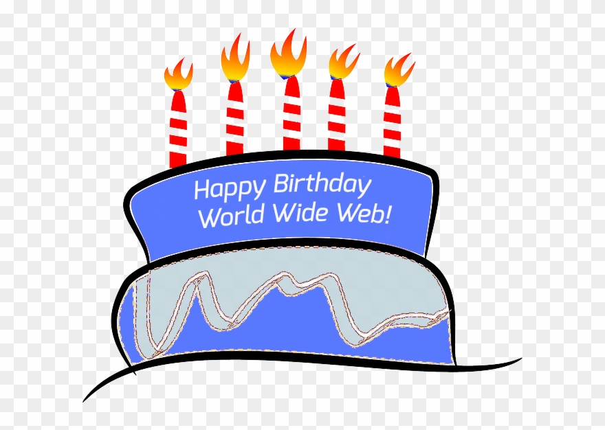 12 Mar - Cartoon Birthday Cake Shower Curtain Clipart