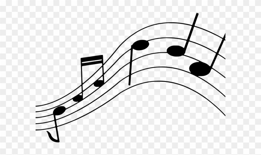 Music Notes Clipart Silhouette - Png Download