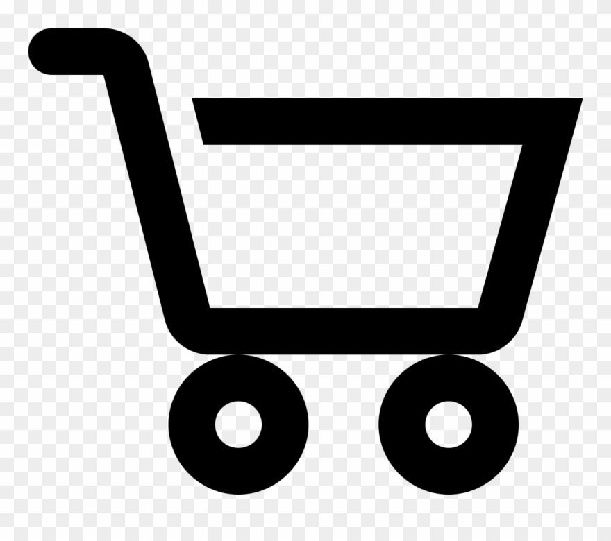Shopping Cart Icon - Simbolo De Centro Comercial Clipart