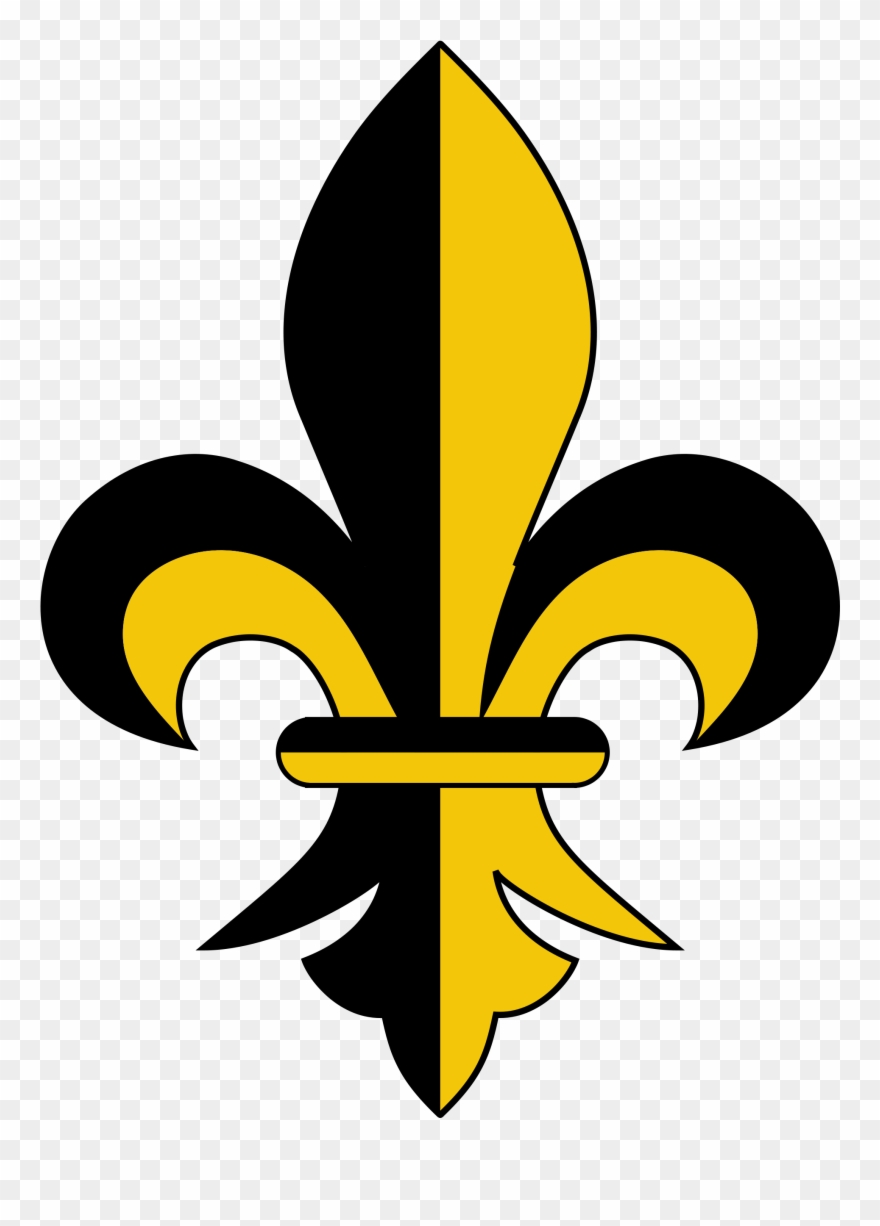 File Fleurdelis Wikimedia Commons Open - Gold Fleur De Lis Clipart