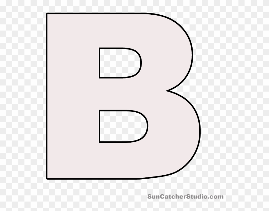 B Pattern - Stencil Clipart