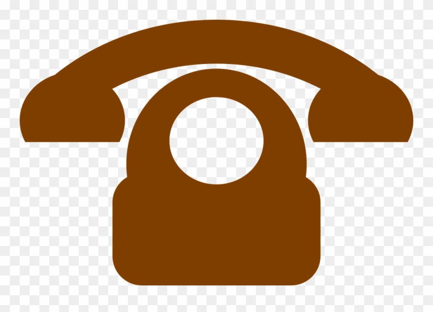 Telephone Pictogram Dial Plate Png Image - Phone Symbol Clipart