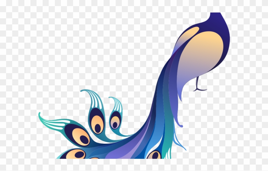 Peafowl Clipart Indian Peacock - Png Download