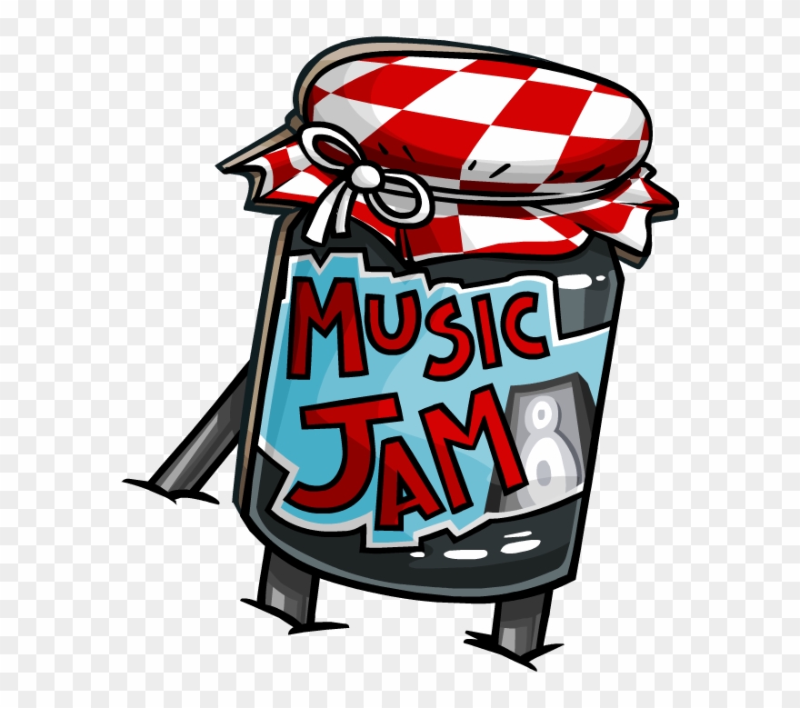 Music Clipart Penguin - Music Jam - Png Download