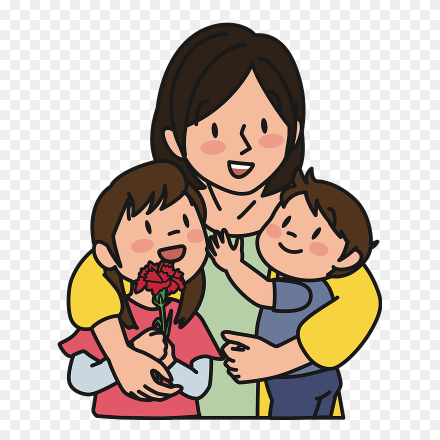 Child Mother Computer Icons Infant Family - Mother With Children Clipart - Png Download