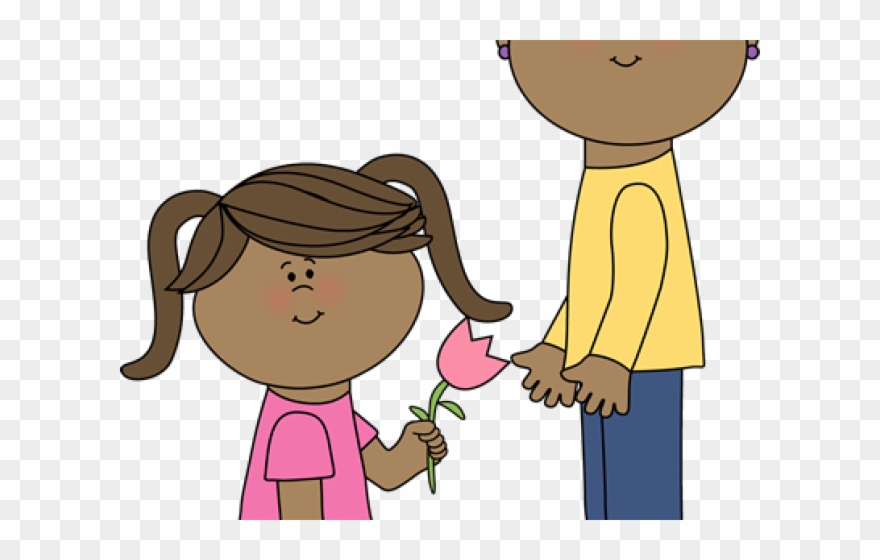 Mom With Daughter Clipart - Png Download