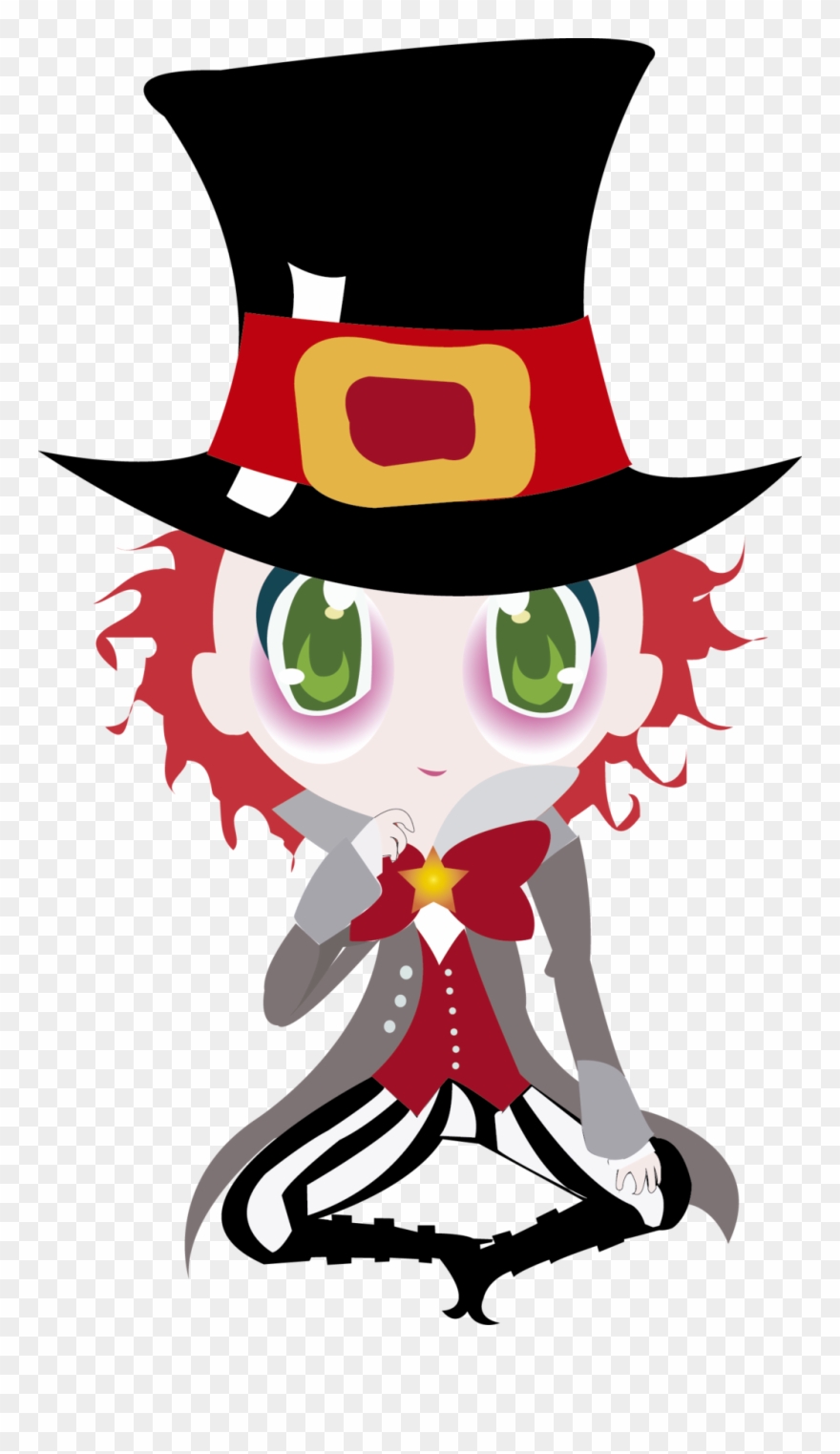 Pin By Marina On Alice No Pa - Alice In Wonderland Mad Hatter Vector Clipart