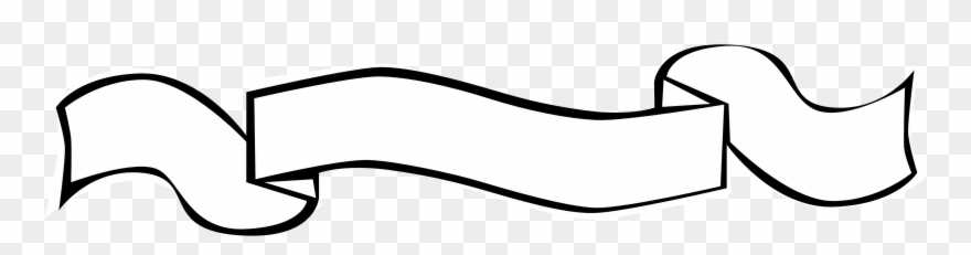 Don't Eat The Paste - White Banner On Transparent Background Clipart