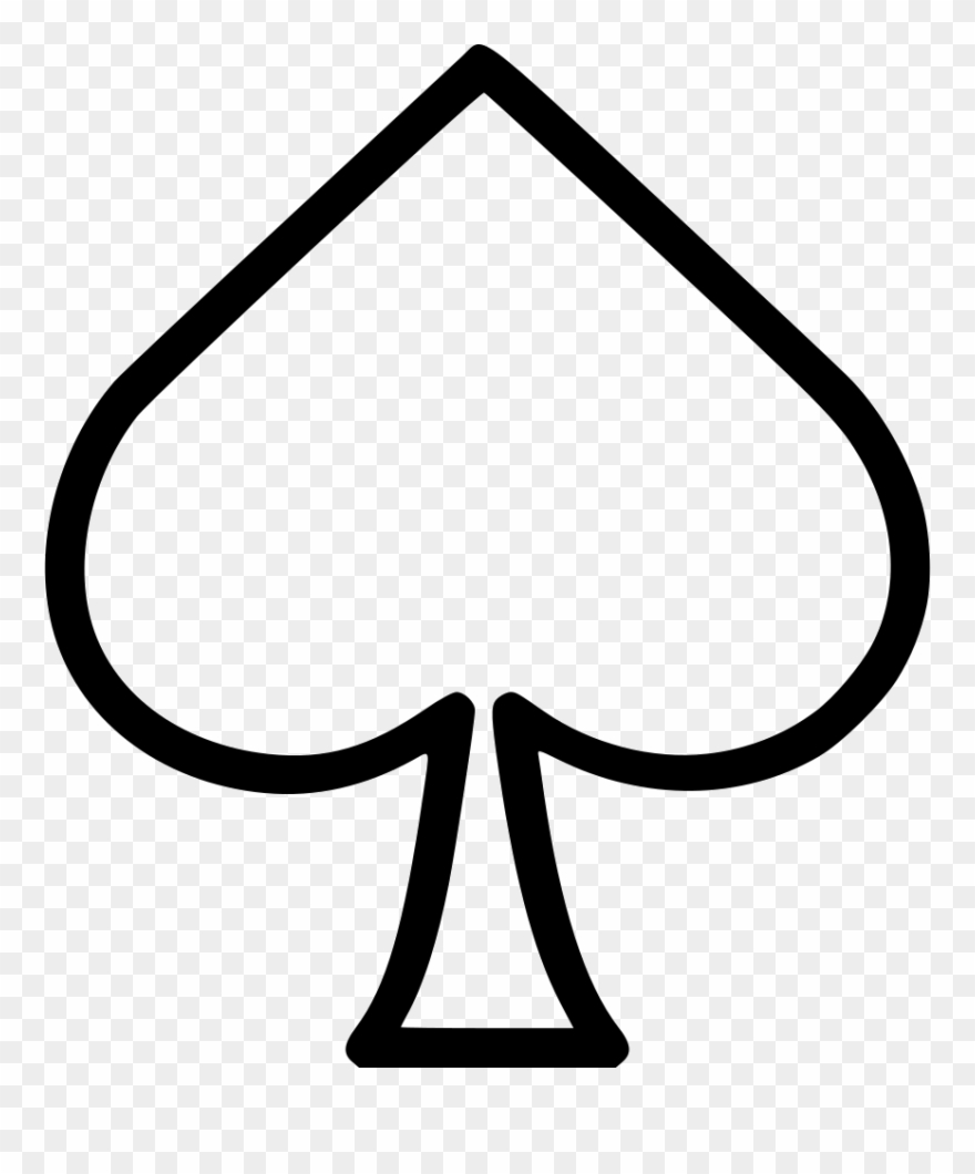 Card Spade Poker Casino Playing Gamble Blackjack Comments - Black Jack Icon Png Clipart