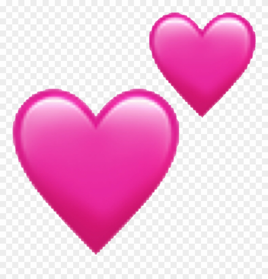 Pink Heart Emoji Png Clipart