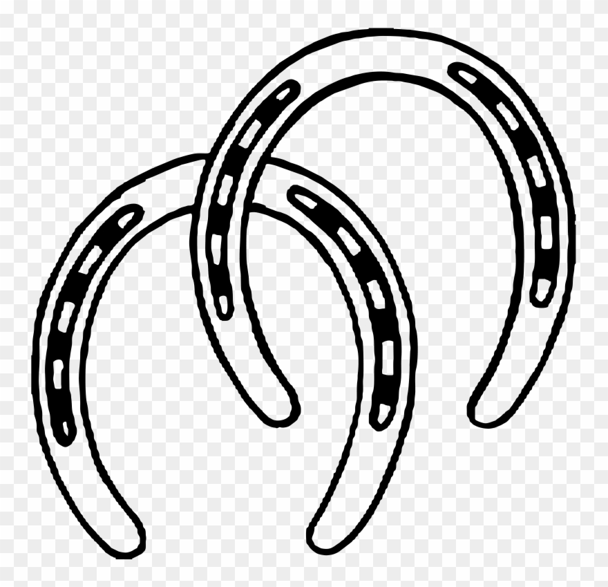 Horseshoe Clipart Two - Horse Shoes Clip Art - Png Download