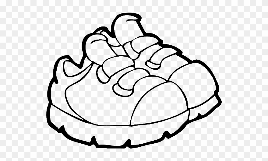Boy Shoes Coloring Pages Clipart