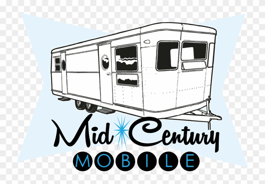 Picture - Mid Century Camping Art Clipart