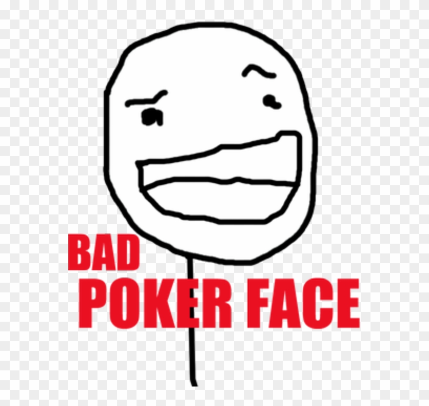 Poker Face - Poker Face Meme Gif Clipart