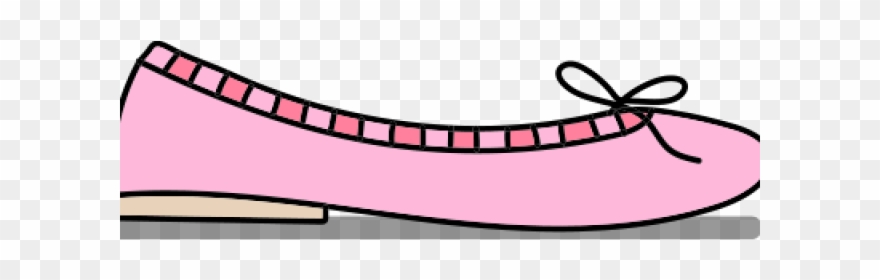 Flat Shoes Clipart Cute Shoe - Clip Art - Png Download