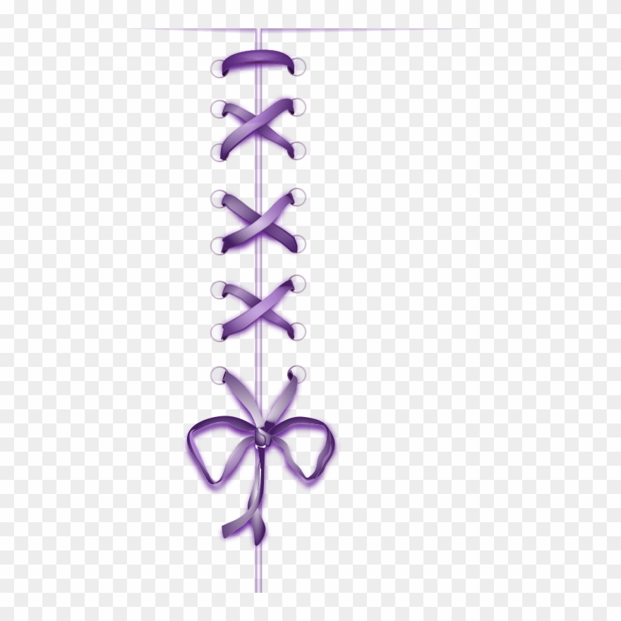 Zazzle Purple Shoe Laces Postcard Clipart