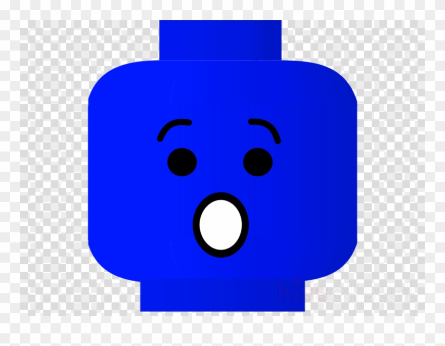Blue Lego Face Clipart Smiley Legoland Billund Resort - Planet Alpha Channel - Png Download