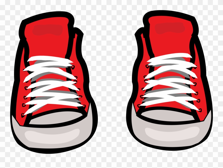 Converse Shoe Sneakers Chuck Taylor All Stars Clip - Red Converse Clip Art - Png Download