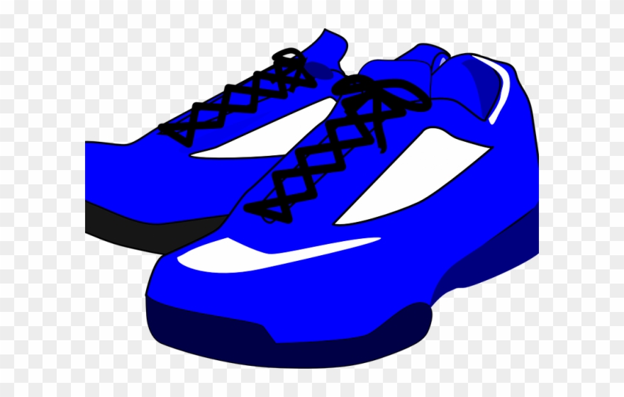 Adidas Blue Free On Dumielauxepices Net - Blue Shoes Clipart - Png Download