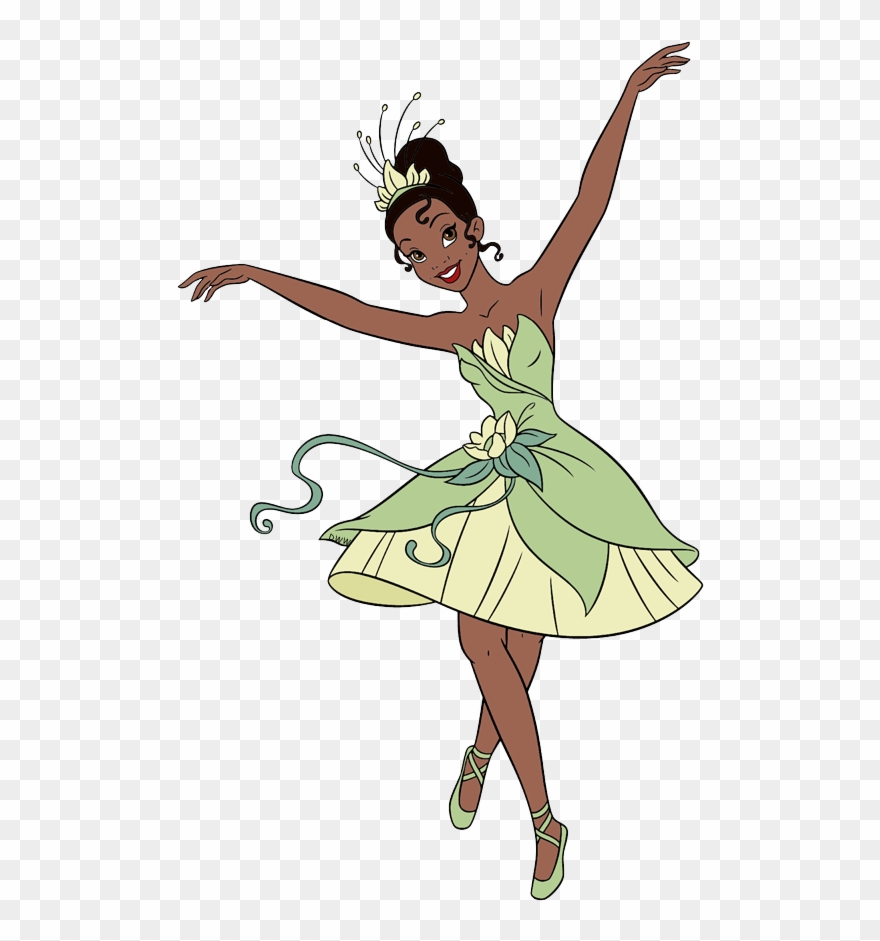 The Princess And The Frog Clip Art Disney Clip Art - Disney Princess Tiana Ballerina - Png Download