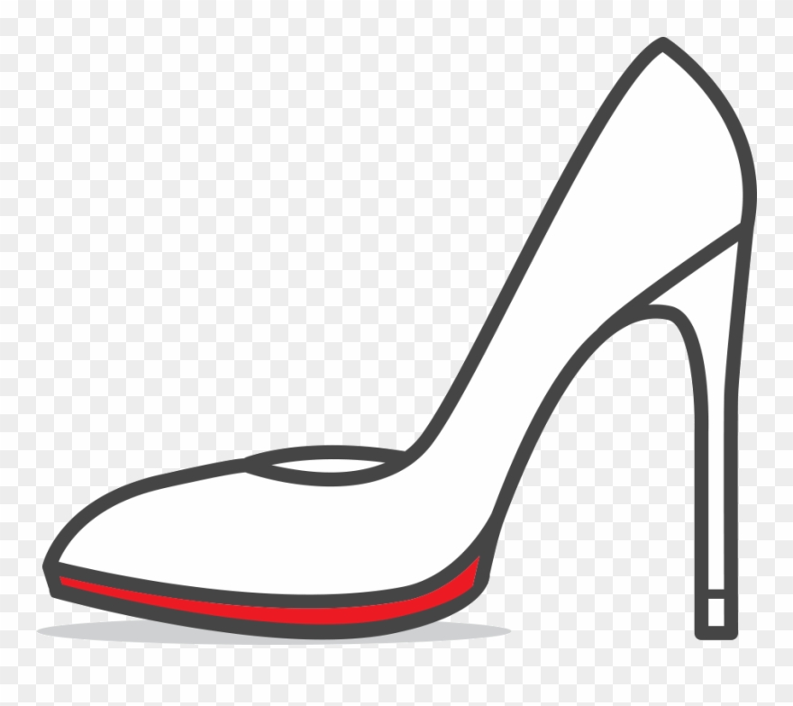 Graphic Black And White Library Clip Buckle Shoe - Shoe - Png Download