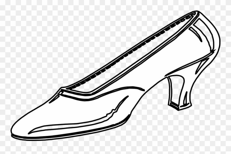Picture Library High Heel Shoe Png Black And White - Black And White Images Of Shoes Clipart
