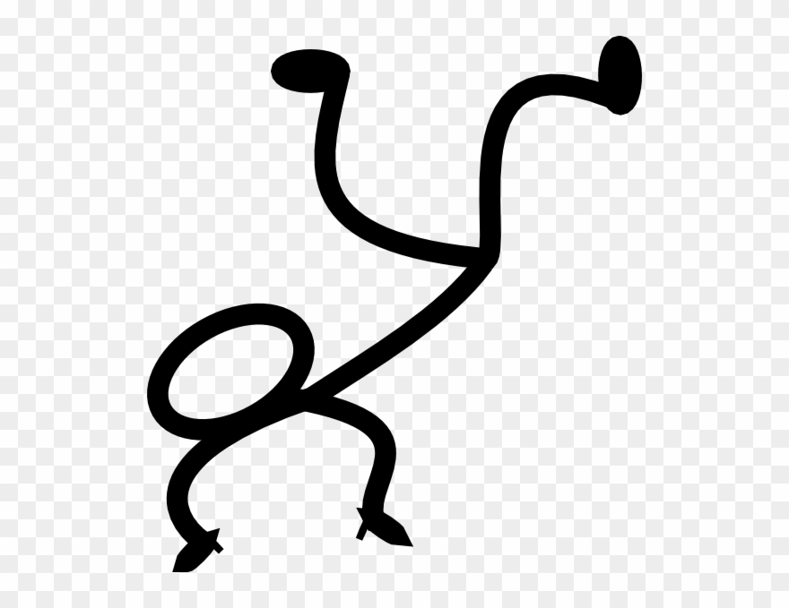 Ballerina Clipart Stick Figure - Clip Art - Png Download