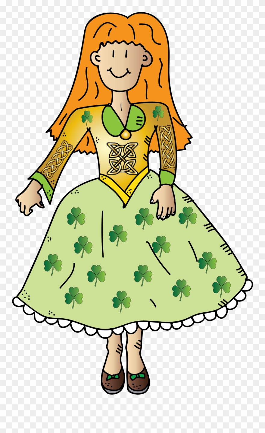 Irish Girl Https Clipart
