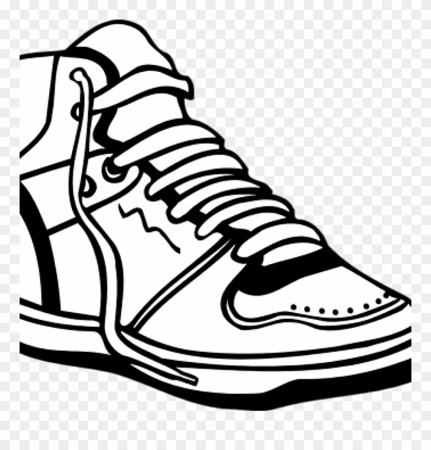 Clipart Shoes Tennis Shoe - Sport Shoes Clip Art - Png Download