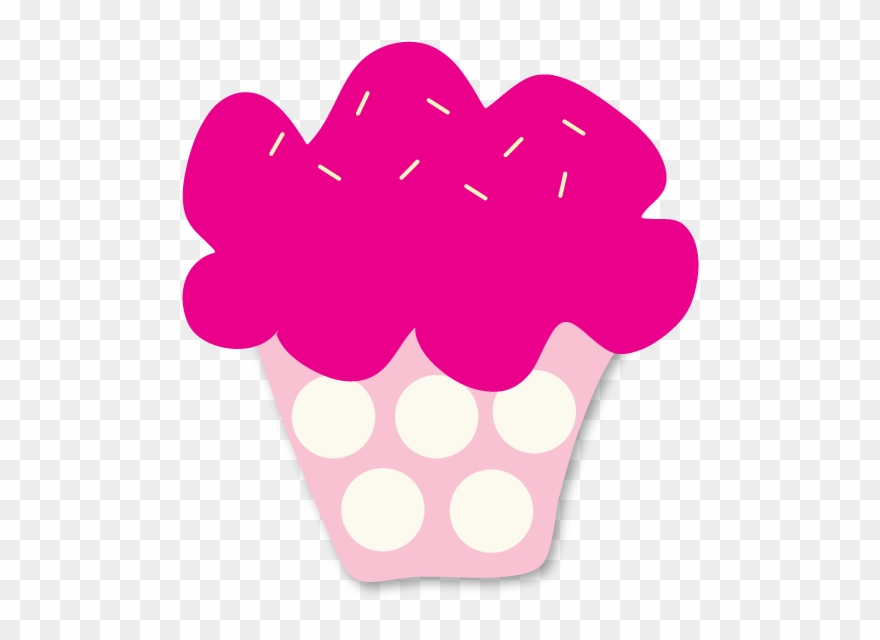 Happy - Birthday - Cupcake - Clipart - Happy Birthday Pink Clipart - Png Download